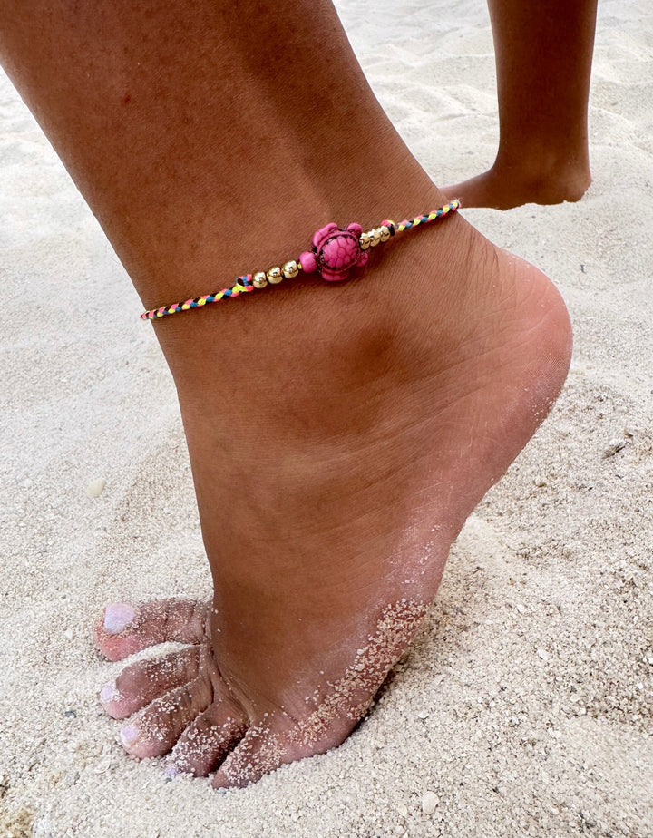 Turtle Bracelet or Anklet
