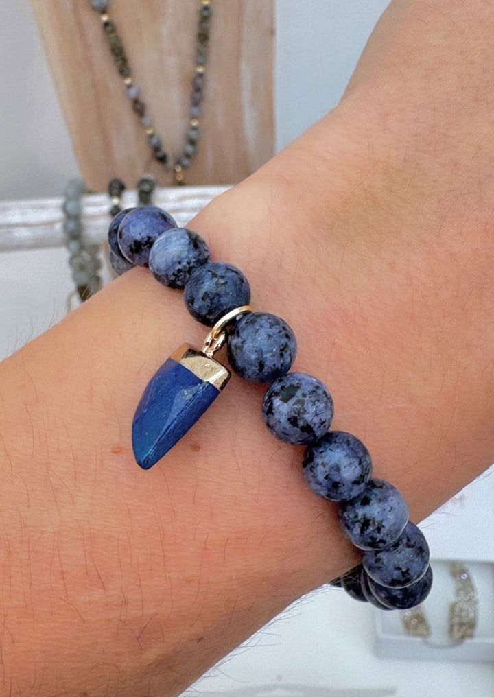 The Navy Spirit Stone Bracelet