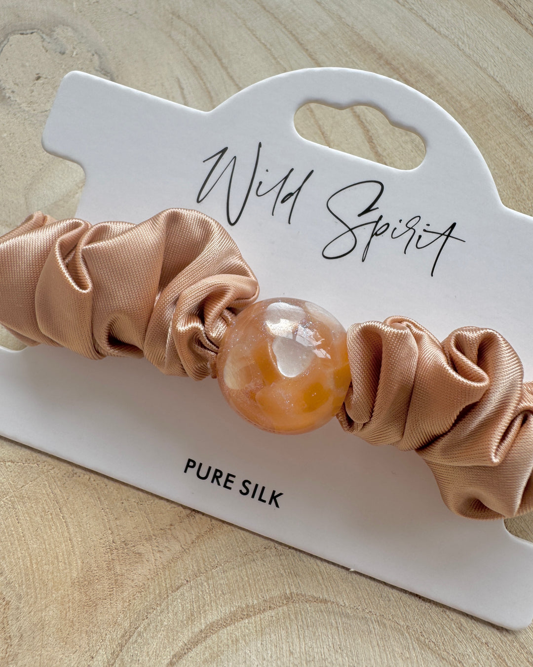 Blush Pure Silk Hair Bobble