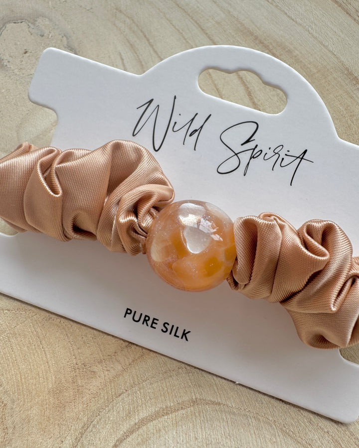 Blush Pure Silk Hair Bobble