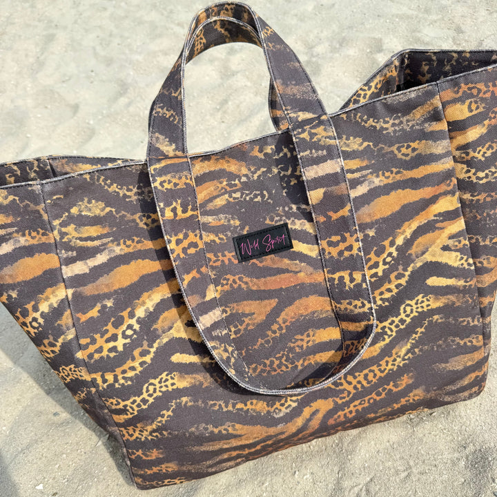 XL Animal Print Tote Bag