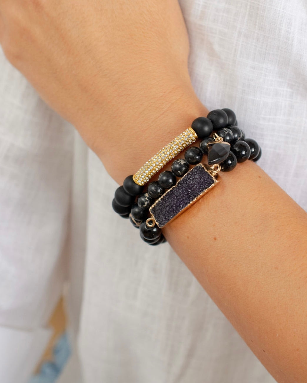 The Black Haven Bracelet Stack