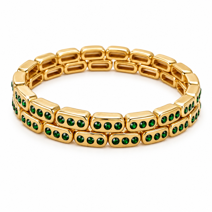 Green Tyler Bling Bracelet