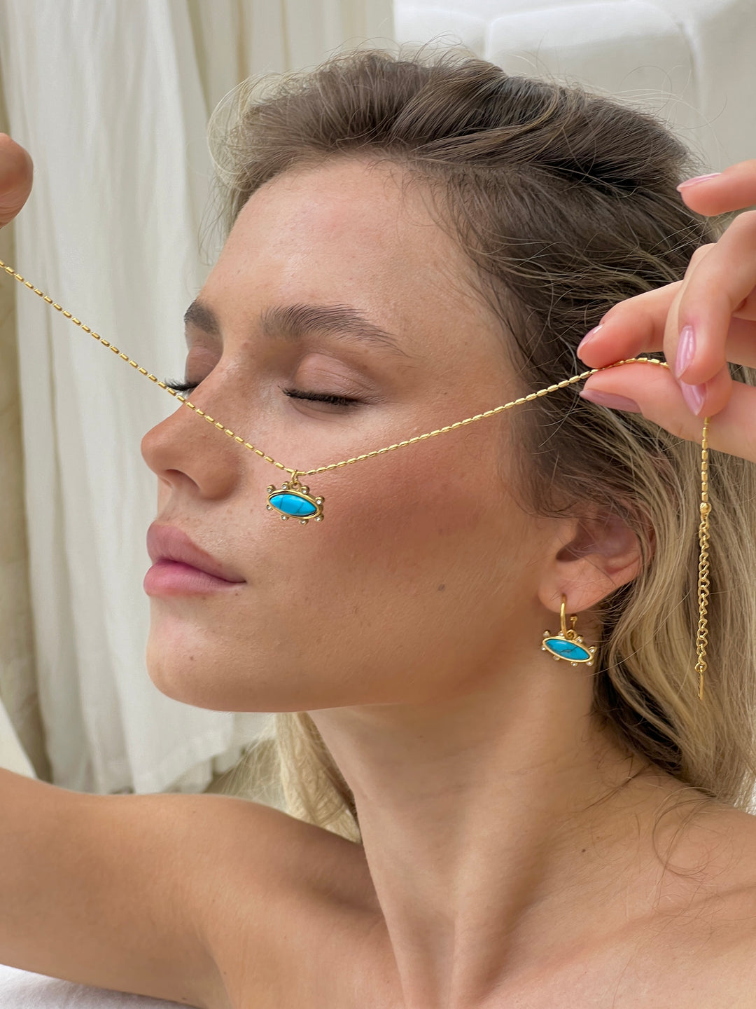 Aluna Turquoise Earrings