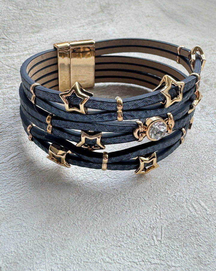 The Navy Starlight Cuff Bracelet
