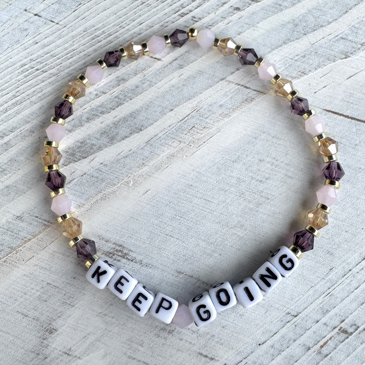 KEEP GOING Affirmation Bracelet