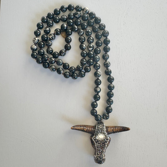 Black Buffalo Necklace