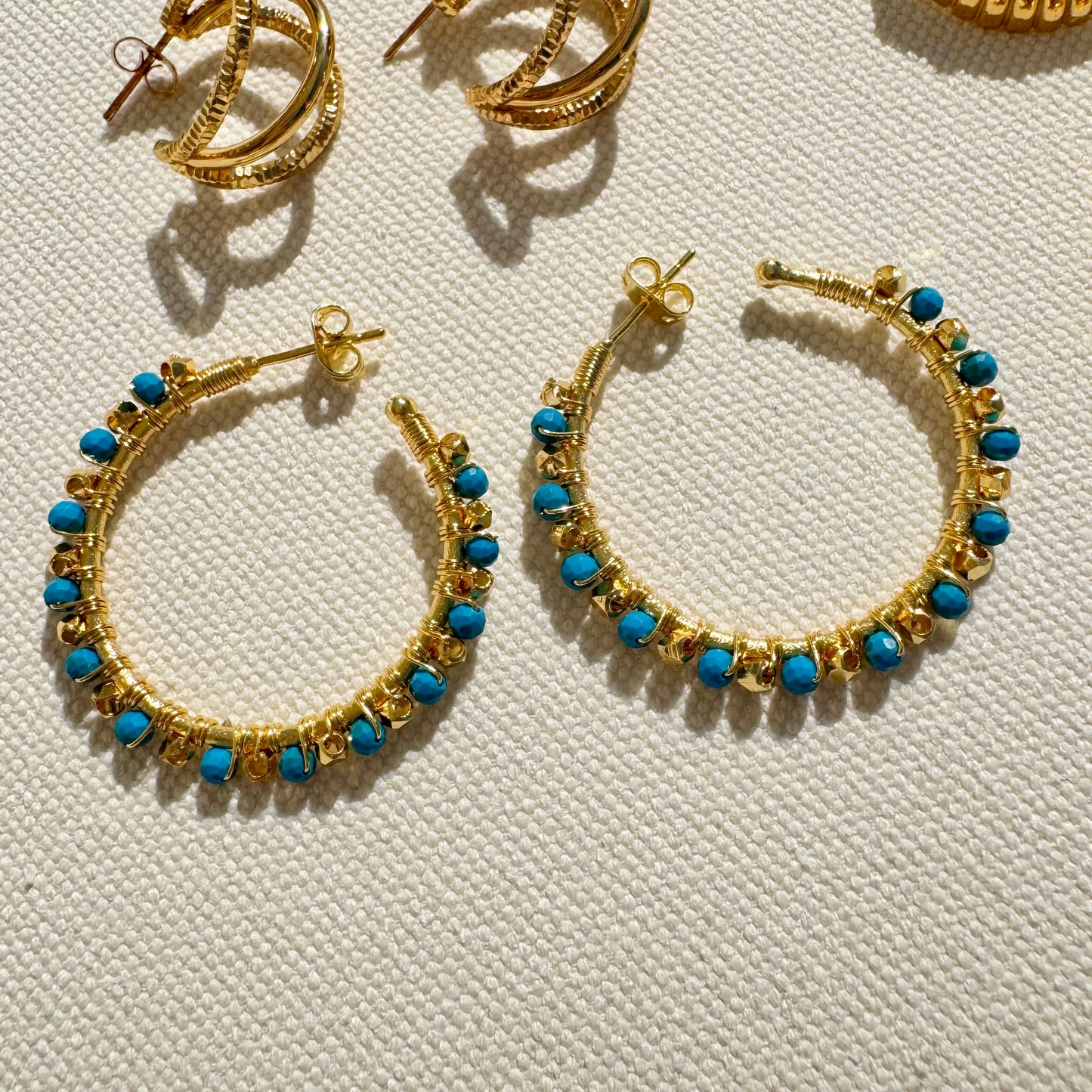 Turquoise Cosmic Earrings