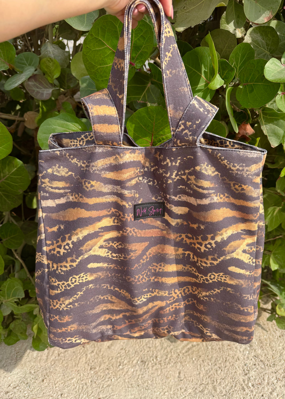XL Animal Print Tote Bag