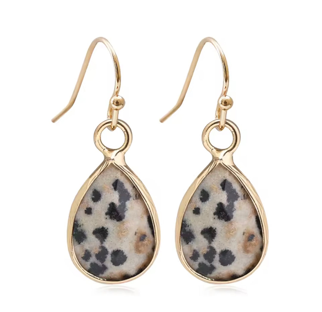 Dinky Dalmatian Drop Earrings