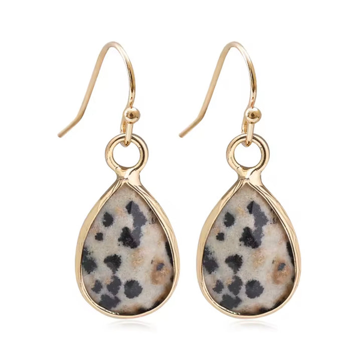 Dinky Dalmatian Drop Earrings