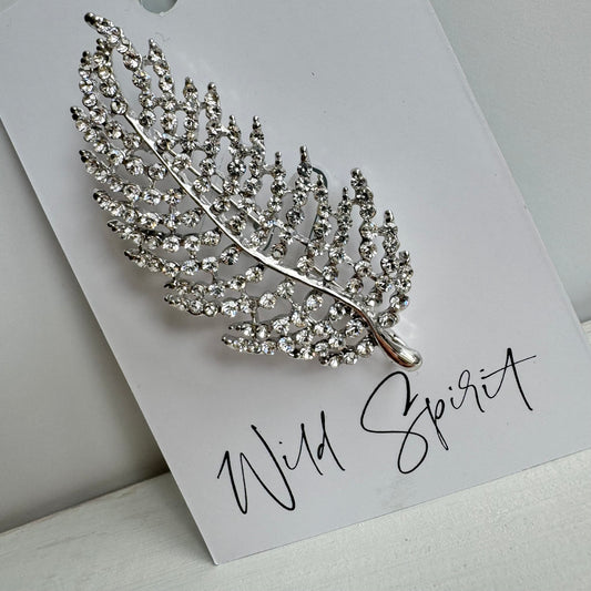 Feather Brooch