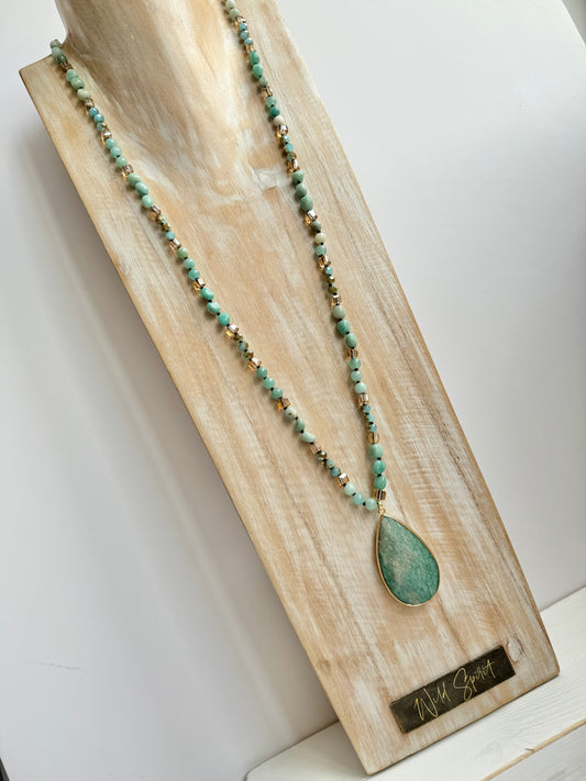 'Cleo' Amazonite Necklace
