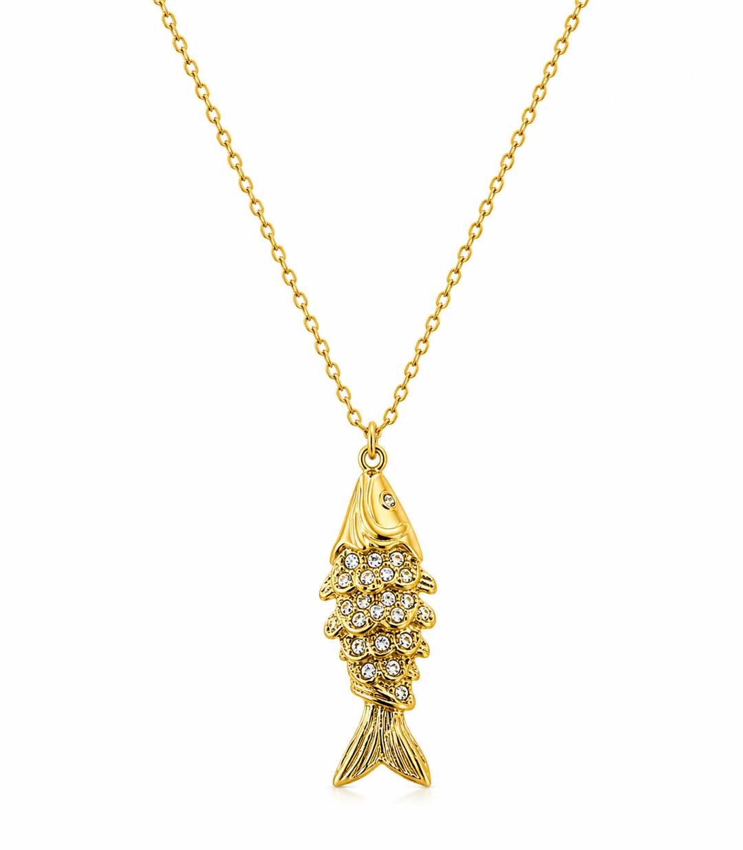 Gold Shimmerfish Necklace