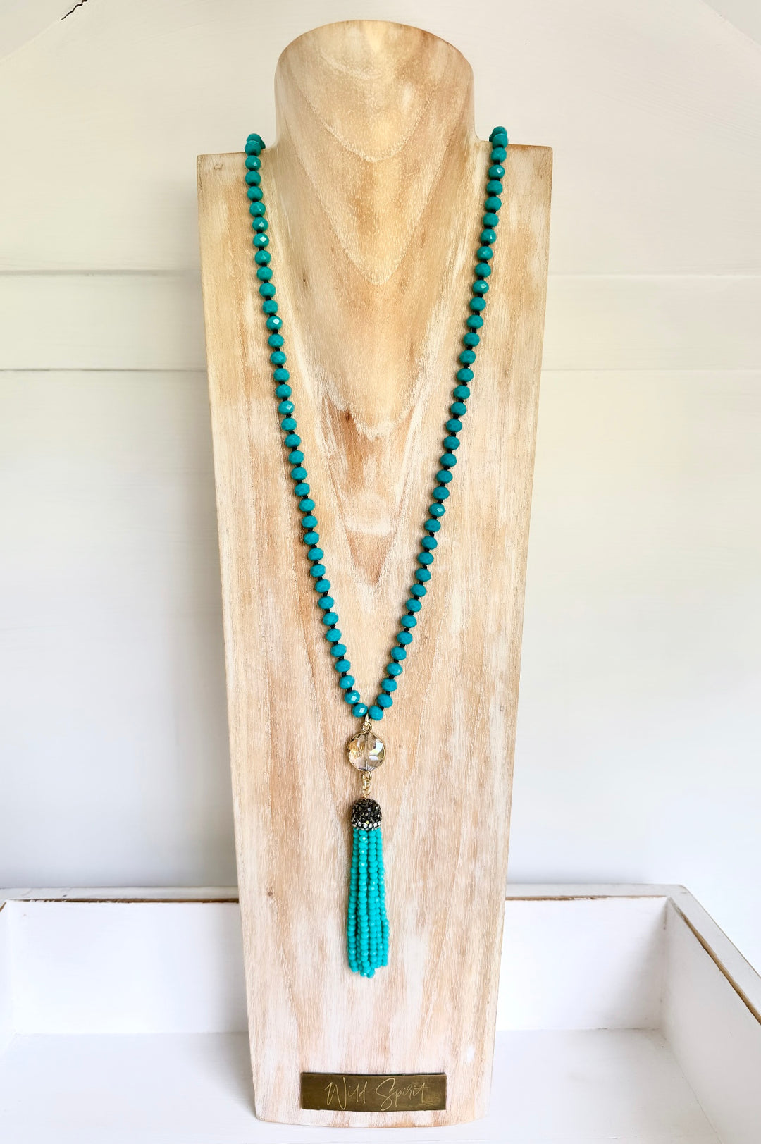 The Blue Tassel Necklace