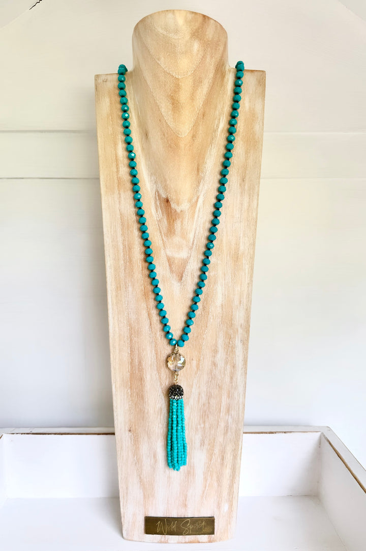 The Blue Tassel Necklace