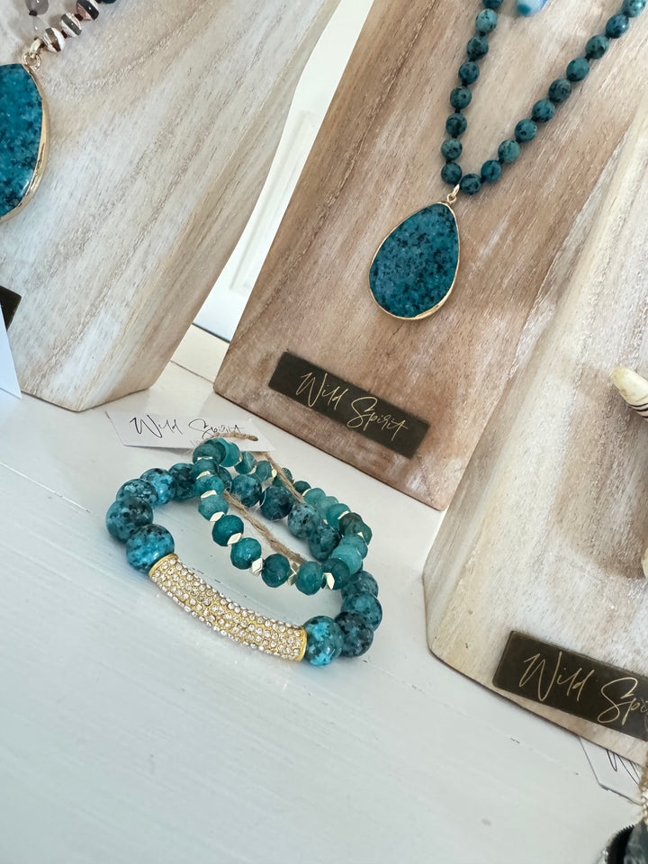 The Teal Bracelet Set