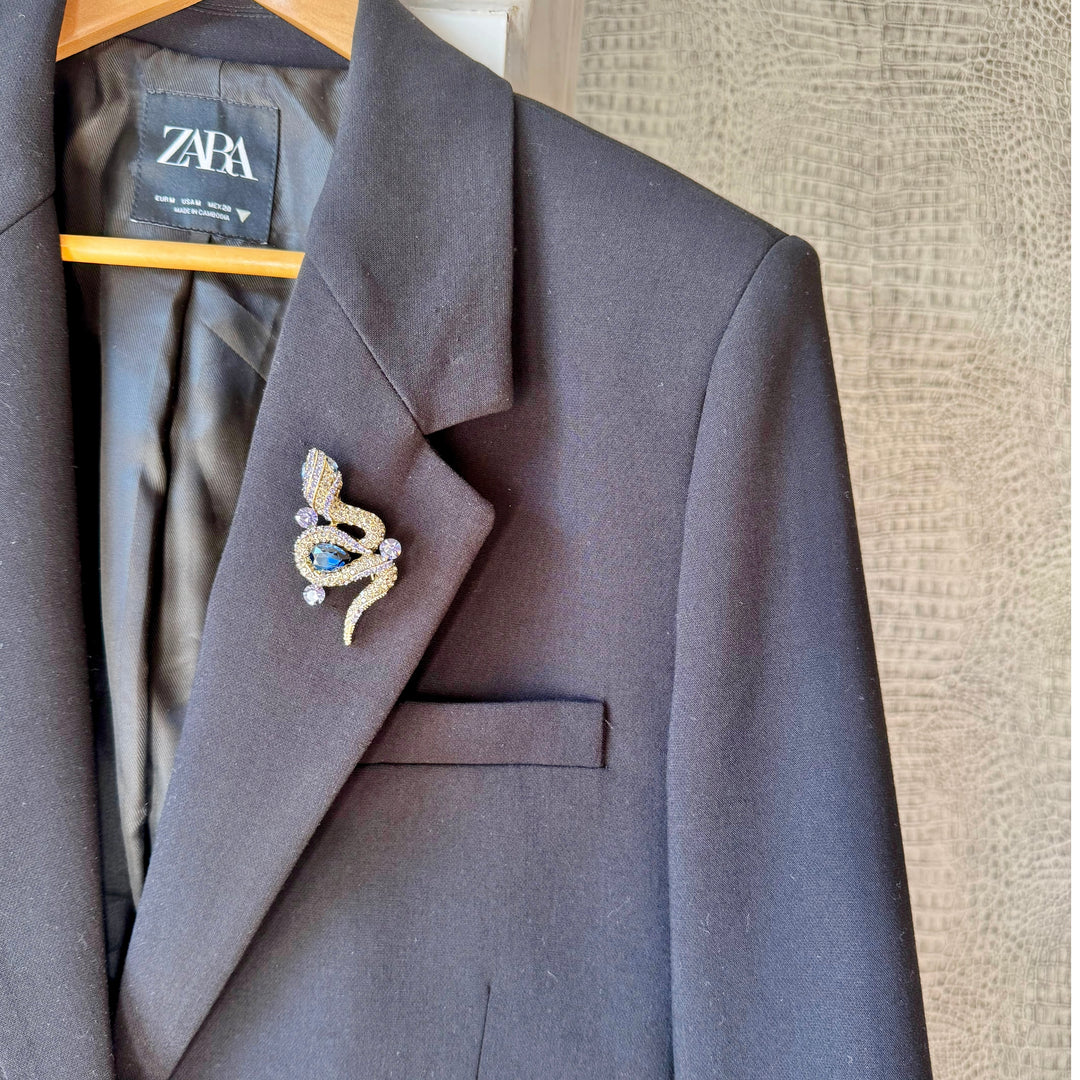 The Purple Snake Brooch