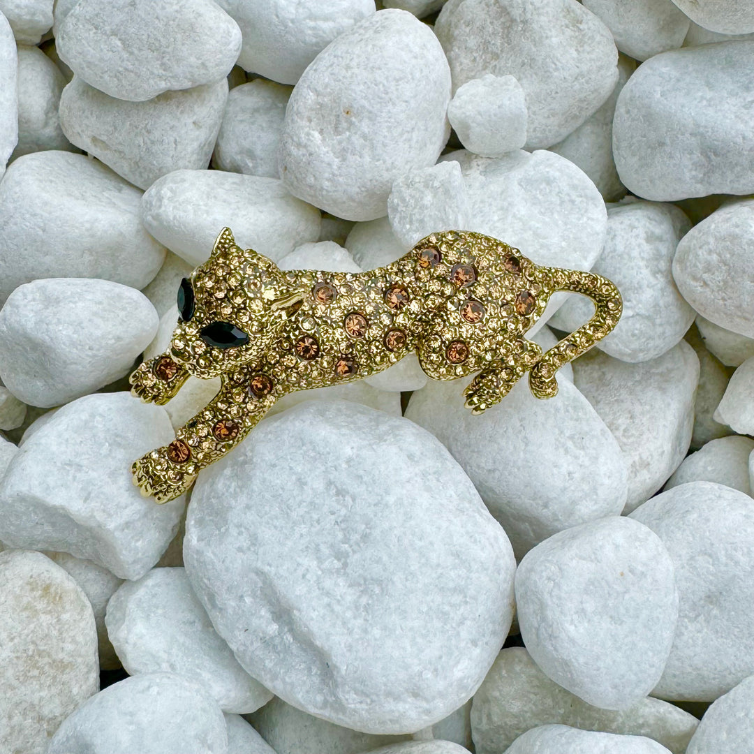 The Brown Cheetah Brooch
