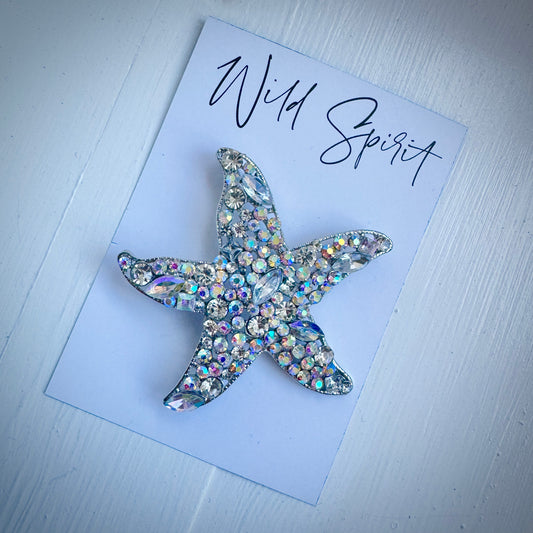 Starfish Bling Brooch