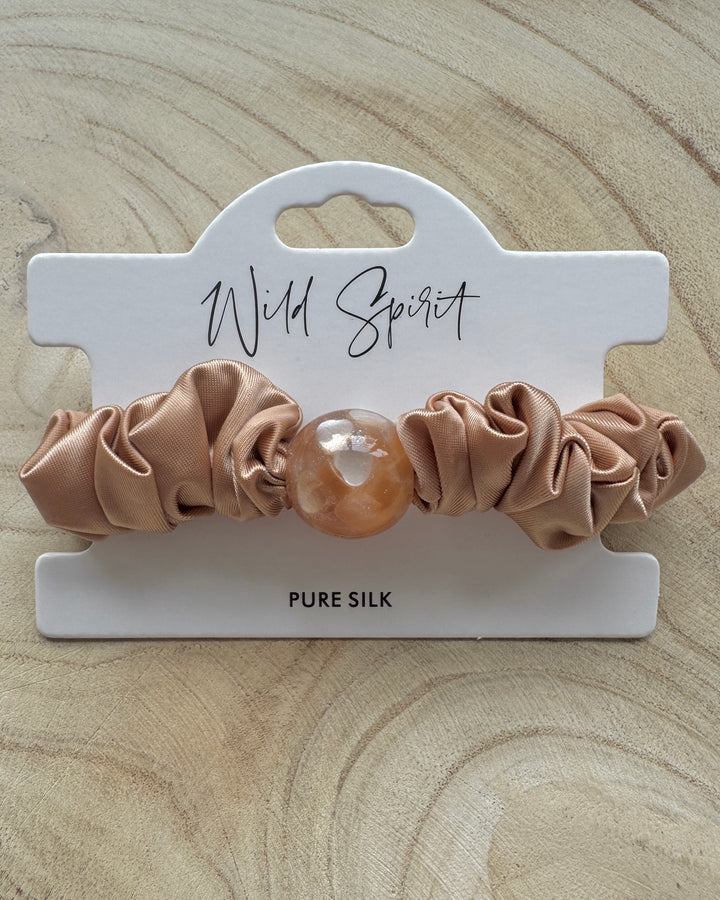 Blush Pure Silk Hair Bobble