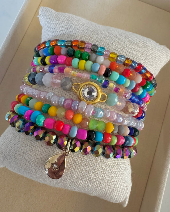 Flossi Multicolour Bracelet Stack