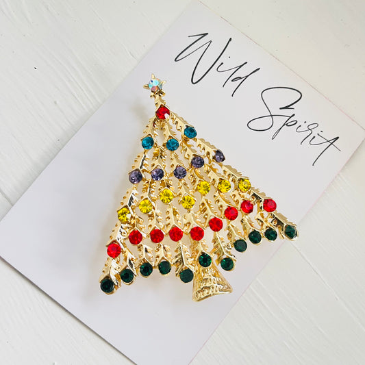 Xmas Tree Brooch