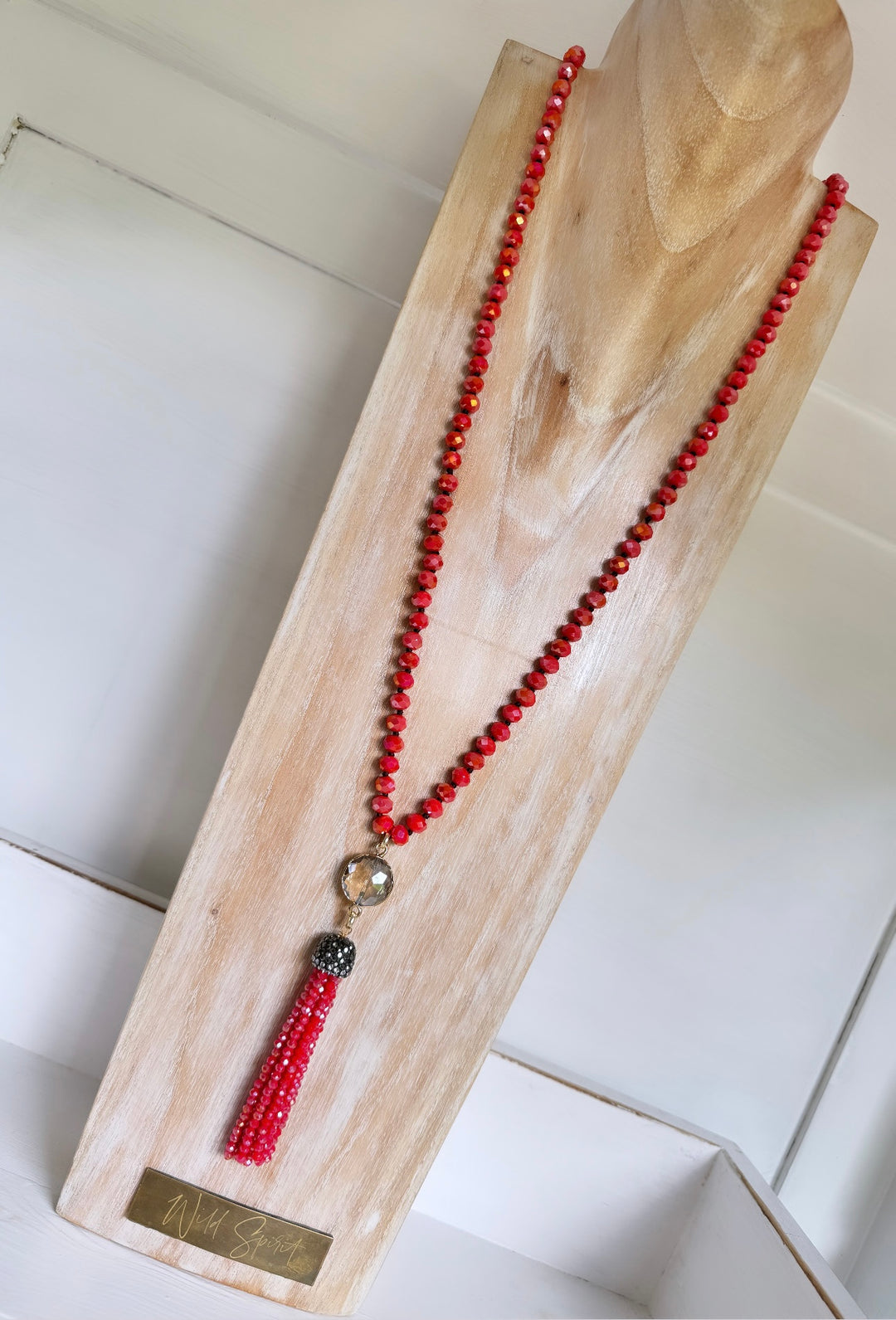 The Coral Tassel Necklace