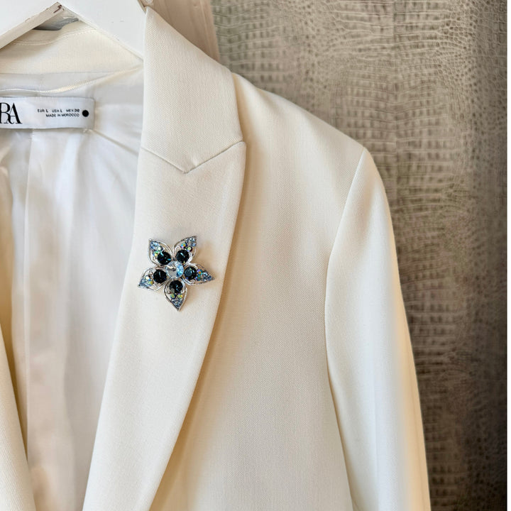 The Blue Flower Brooch