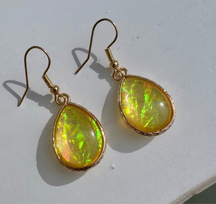 Honey ‘Olive’ Earrings