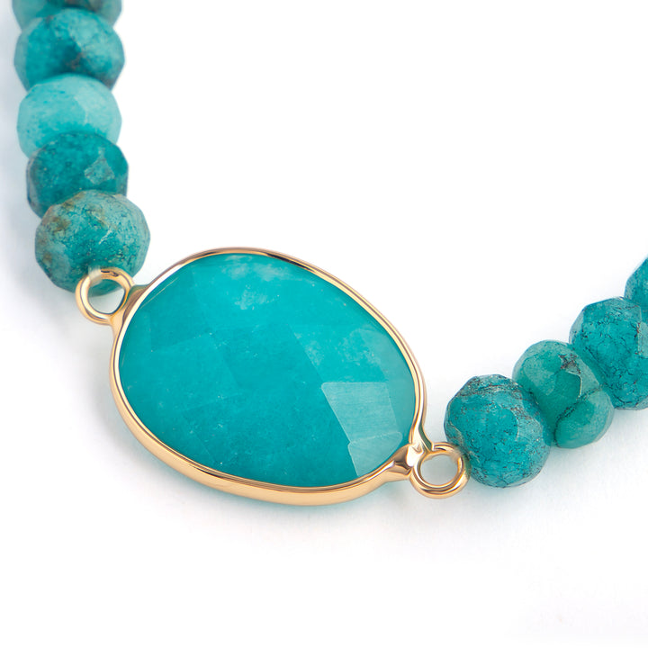 Teal Spirit Stone Bracelet