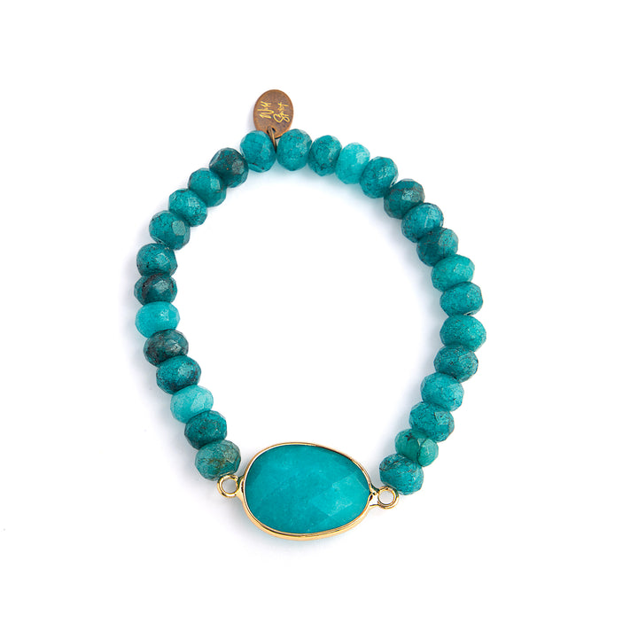 Teal Spirit Stone Bracelet