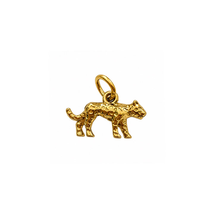 a gold animal shaped charm