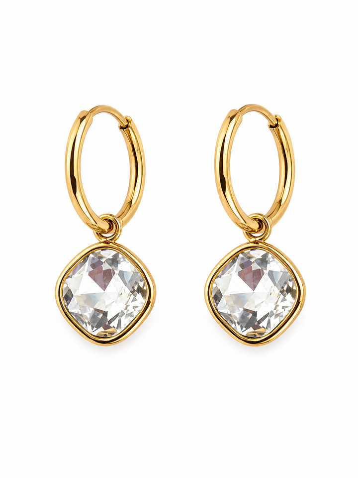 Square Bling Earrings