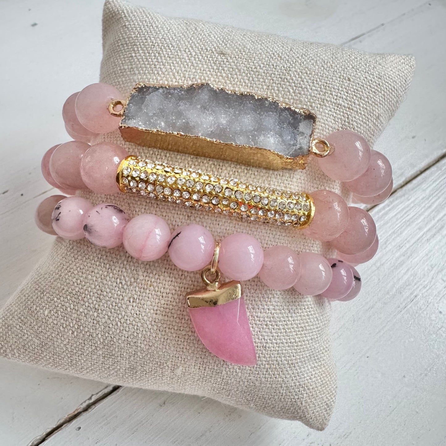 Rose ‘Haven’ Bracelet Set of 3