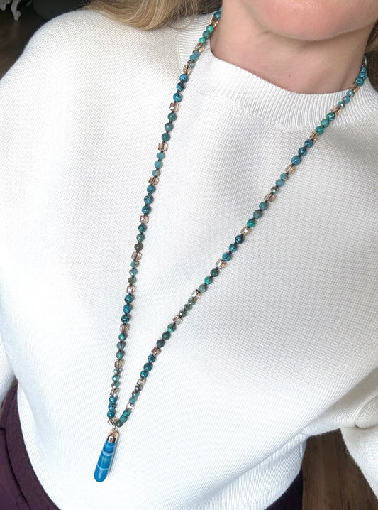 Blue Sofia Necklace