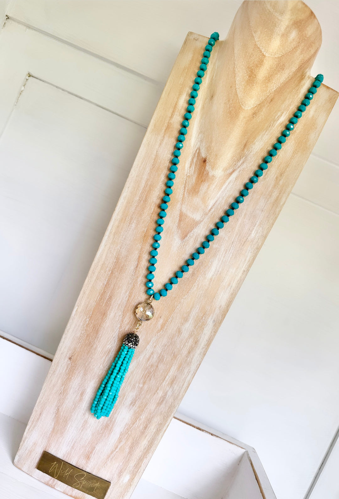 The Blue Tassel Necklace