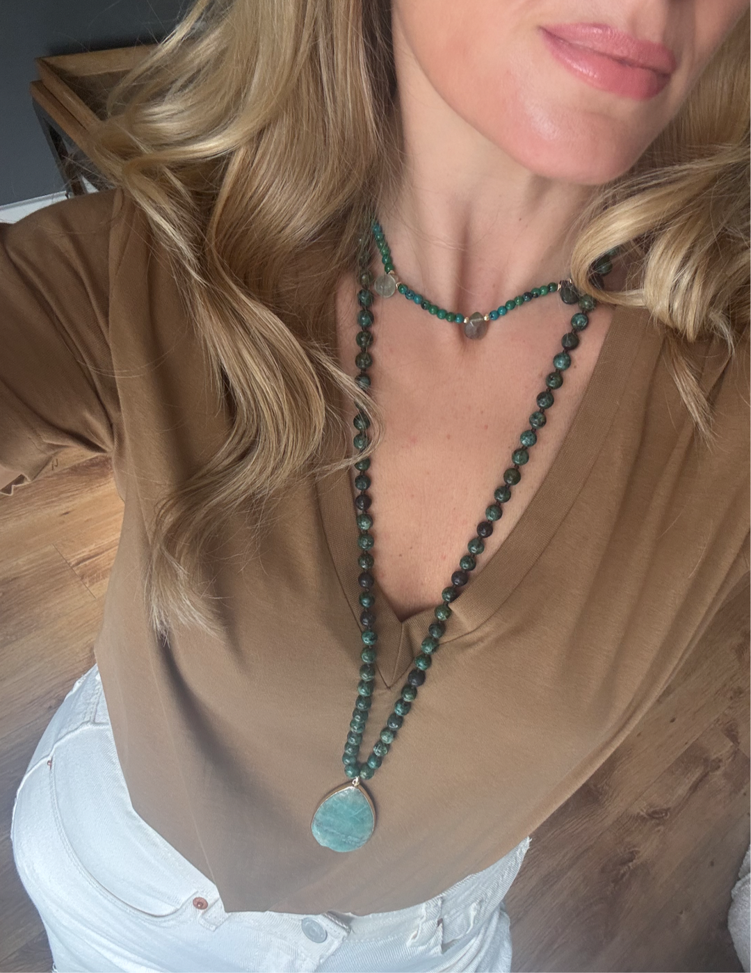 The Ava Aventurine Necklace