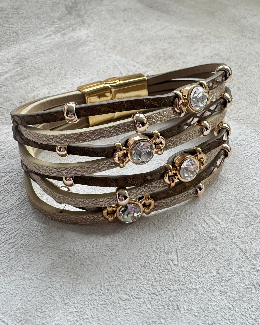 The Uma Boho Sparkle Cuff Bracelet