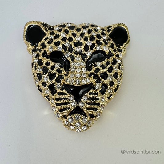 Big Leo Head Brooch