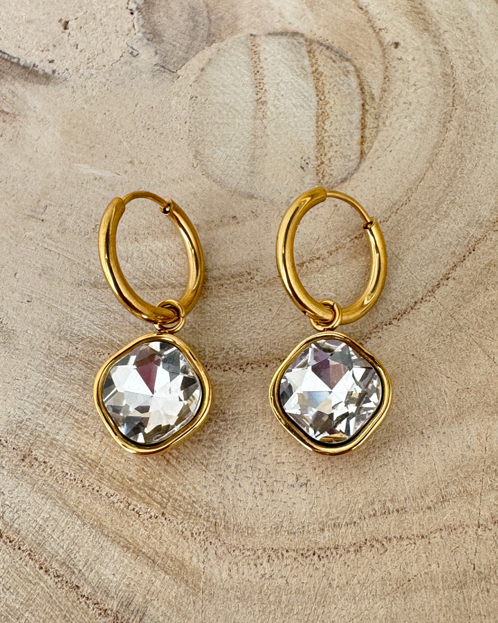 Square Bling Earrings