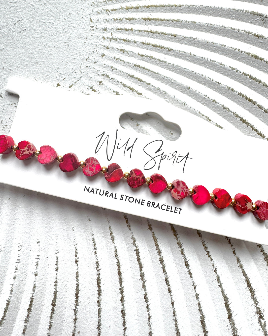 Red Jasper Mini Heart Bracelet