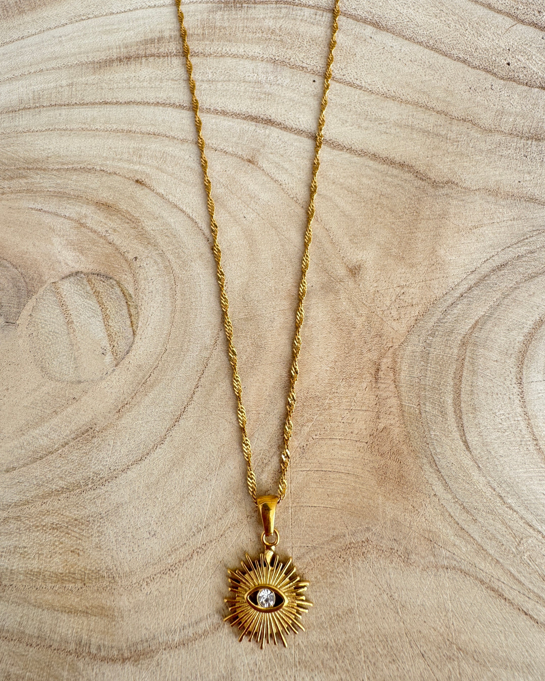The Golden Eye Neclace
