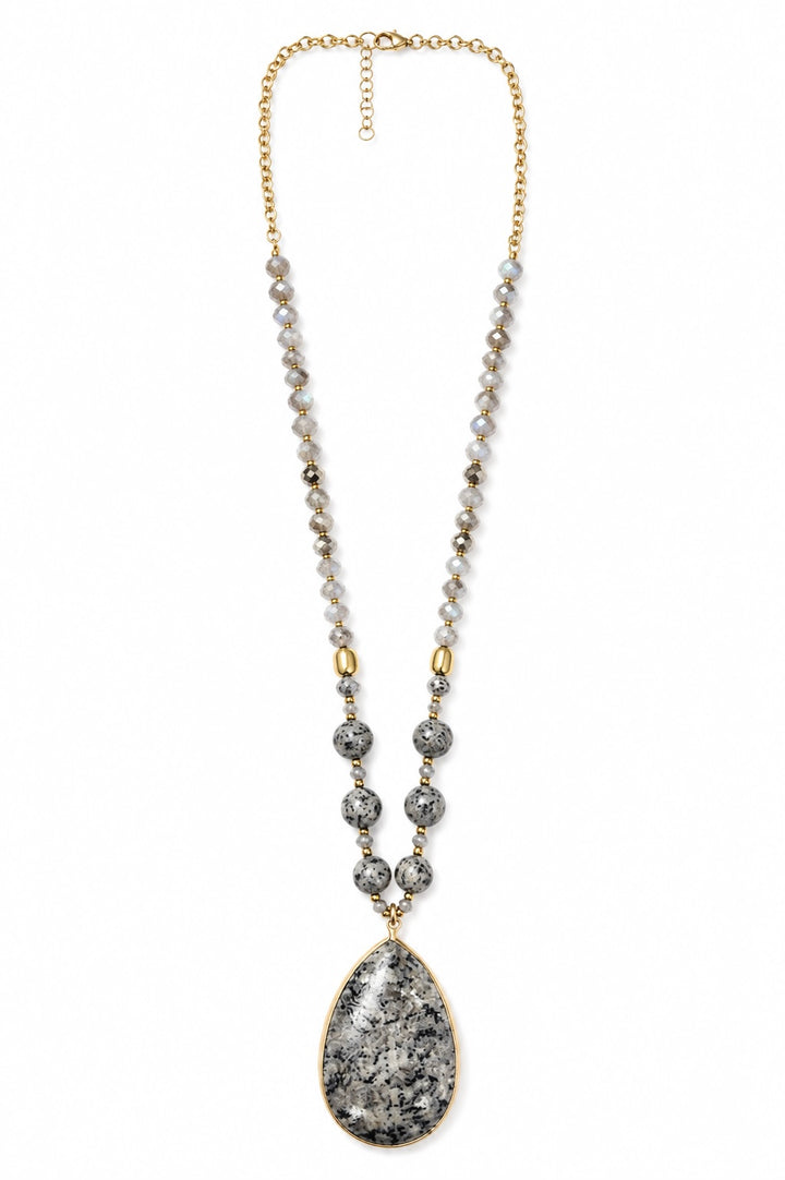 a necklace with a pendant