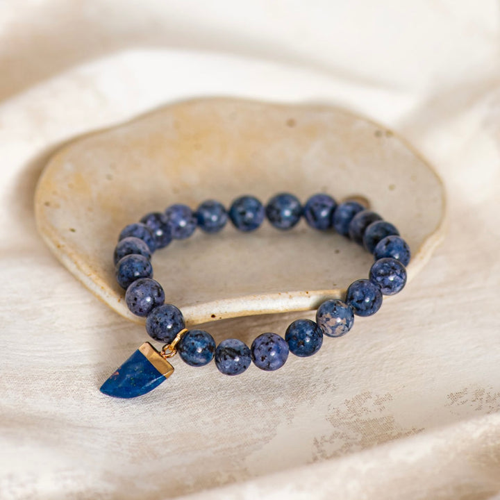 The Navy Spirit Stone Bracelet