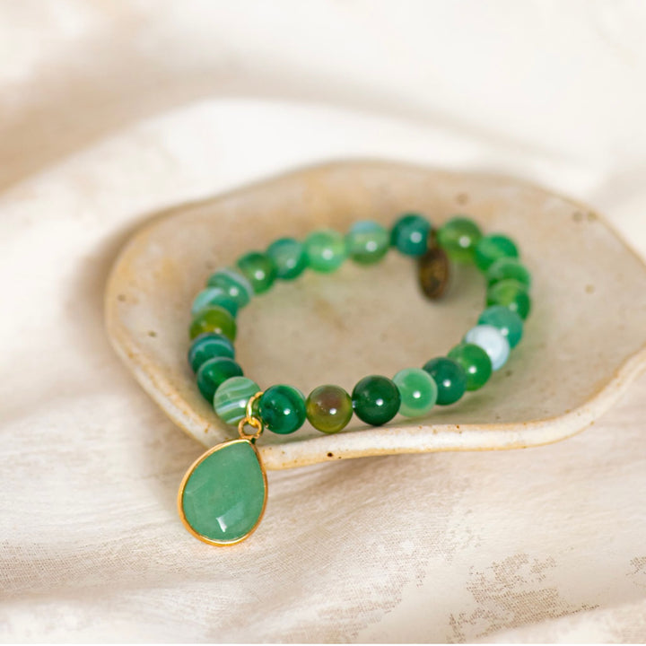 The Green Spirit Stone Bracelet