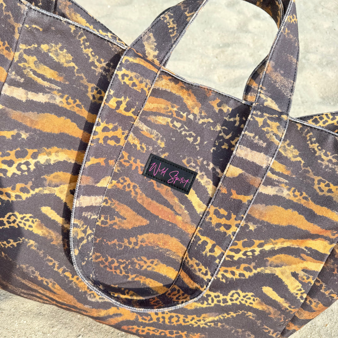 XL Animal Print Tote Bag