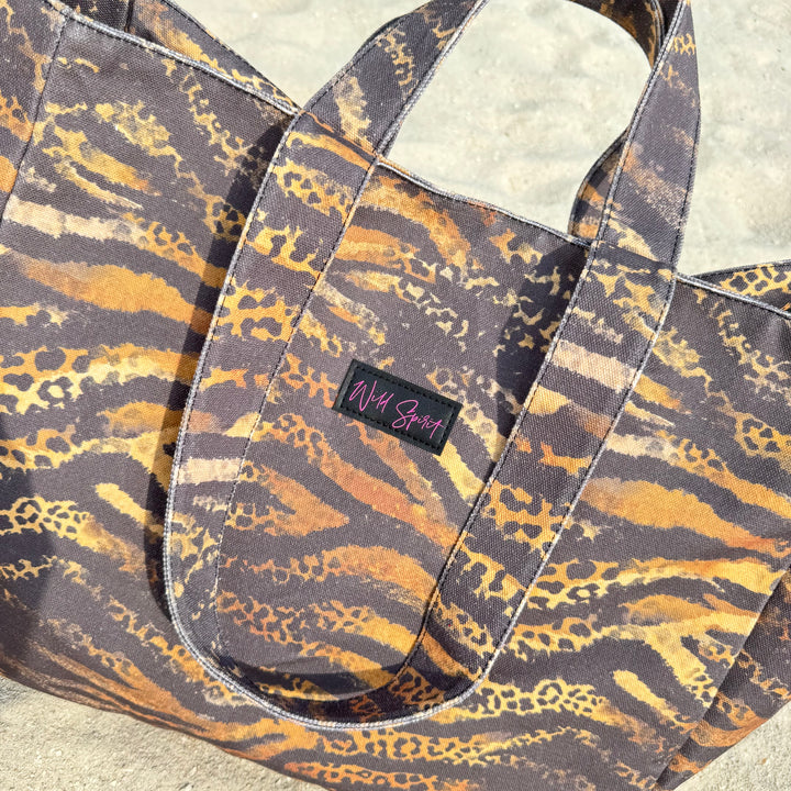 XL Animal Print Tote Bag