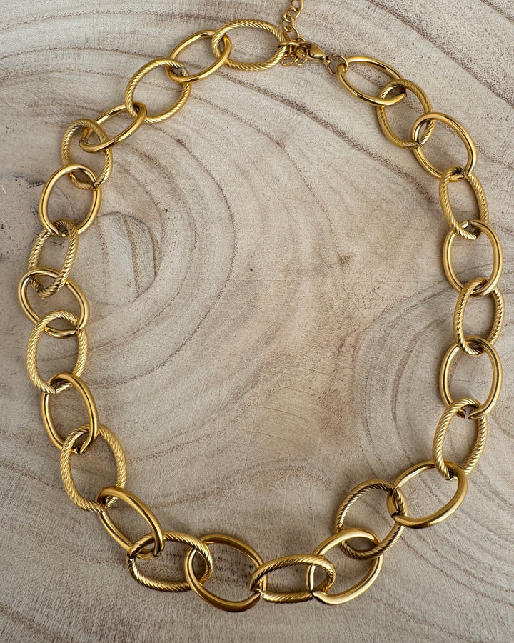 The Urban Links Chunky Gold Necklace