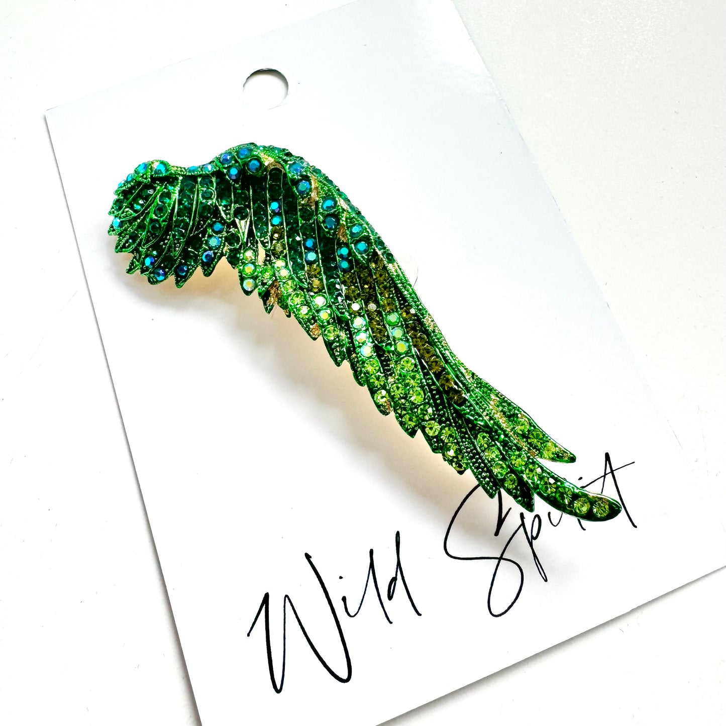 Green Wing Brooch